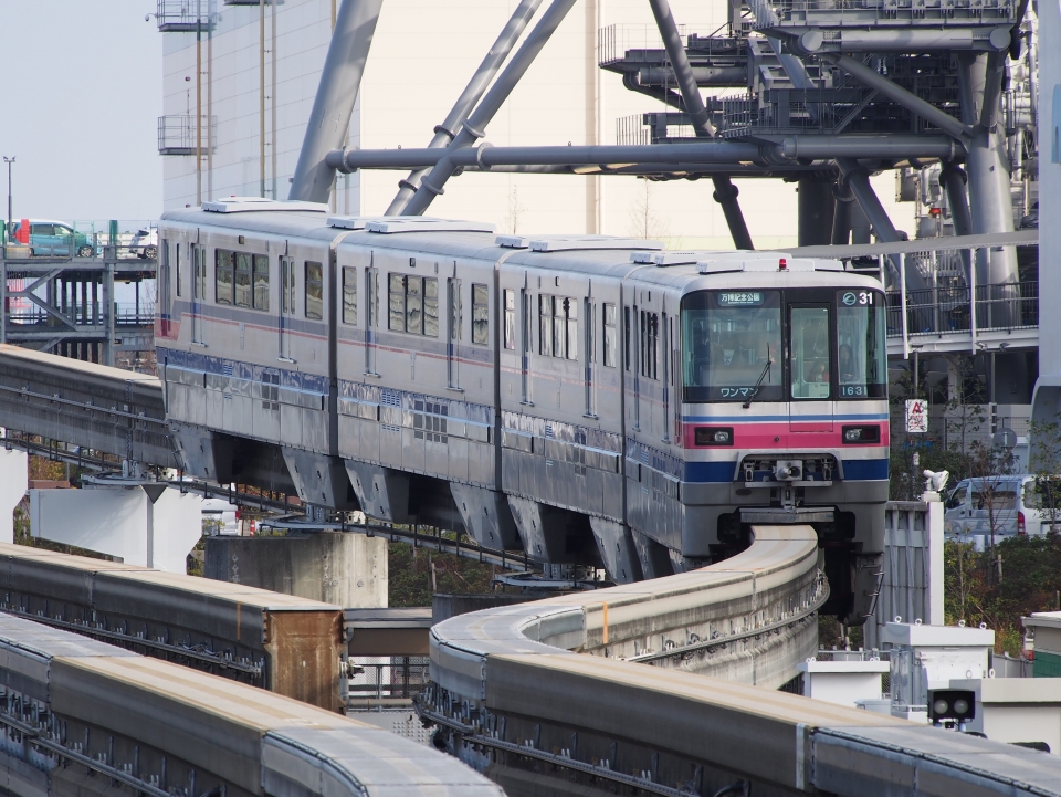 ニュース画像：tokadaさんの鉄道フォト - 「大阪モノレール、1月25日にラグビートップリーグ開催で臨時列車を運行」