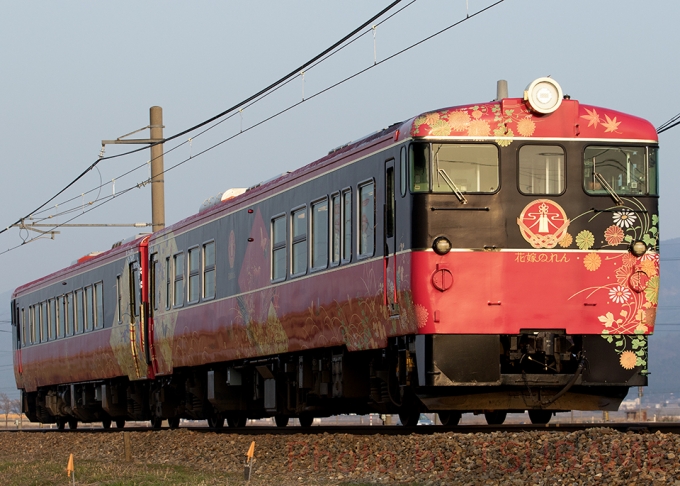 ニュース画像：TSUBAMEさんの鉄道フォト - 「観光列車「花嫁のれん」、3月6日から食事を春メニューに」