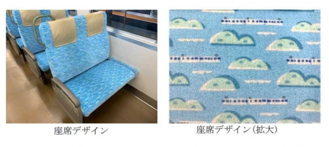 画像：リニューアル後の座席デザイン - 「115系「SETOUCHI TRAIN」、座席デザインをリニューアル」