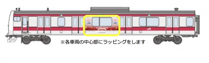 ニュース画像：「KEIYO TEAM6」ラッピングトレイン - 「京葉線30年記念、「KEIYO TEAM6」ラッピングトレインを運行」