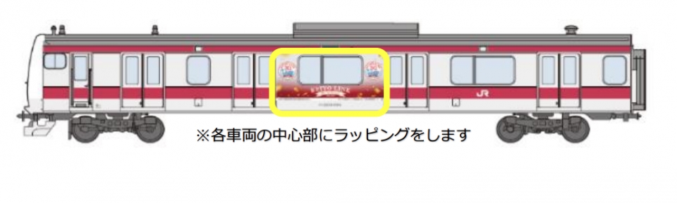 ニュース画像：「KEIYO TEAM6」ラッピングトレイン - 「京葉線30年記念、「KEIYO TEAM6」ラッピングトレインを運行」