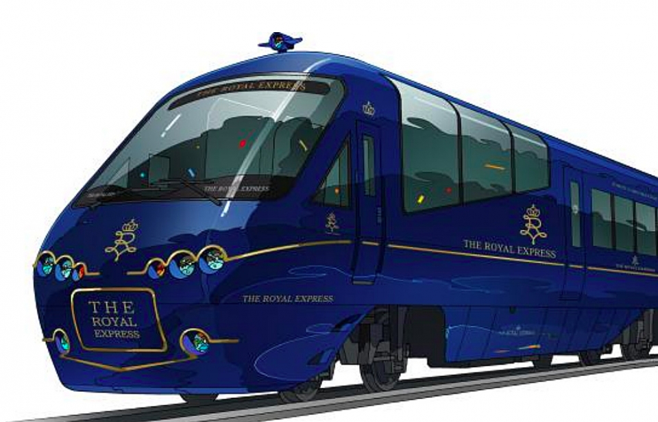 ニュース画像：「THE ROYAL EXPRESS」車体外観イメージ - 「伊豆急、新列車「THE ROYAL EXPRESS」のデザインを発表」