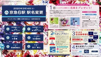 ニュース画像：駅名変更6駅 キャンペーン - 「京急電鉄、3月14日の駅名変更を記念して装飾やスタンプラリー実施」