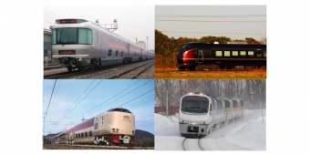 ニュース画像：「24の列車で繋ぐ じっくり日本列島縦断10日間」イメージ - 「JR全社、10日間の共同ツアー開催 カシオペアやサンライズ、現美・EVA新幹線など乗車」