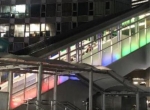 ニュース画像：新橋駅 ライトアップ イメージ - 「ゆりかもめ、新橋駅の演色照明によるライトアップスケジュール」
