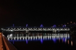 ニュース画像：国連カラーをイメージした特別ライティング、イメージ - 「東武鉄道、6月20日に墨田川橋梁で特別ライティング 国連カラーを点灯」