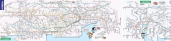ニュース画像：裏面地図例(首都圏、名古屋近郊圏の詳細路線図)