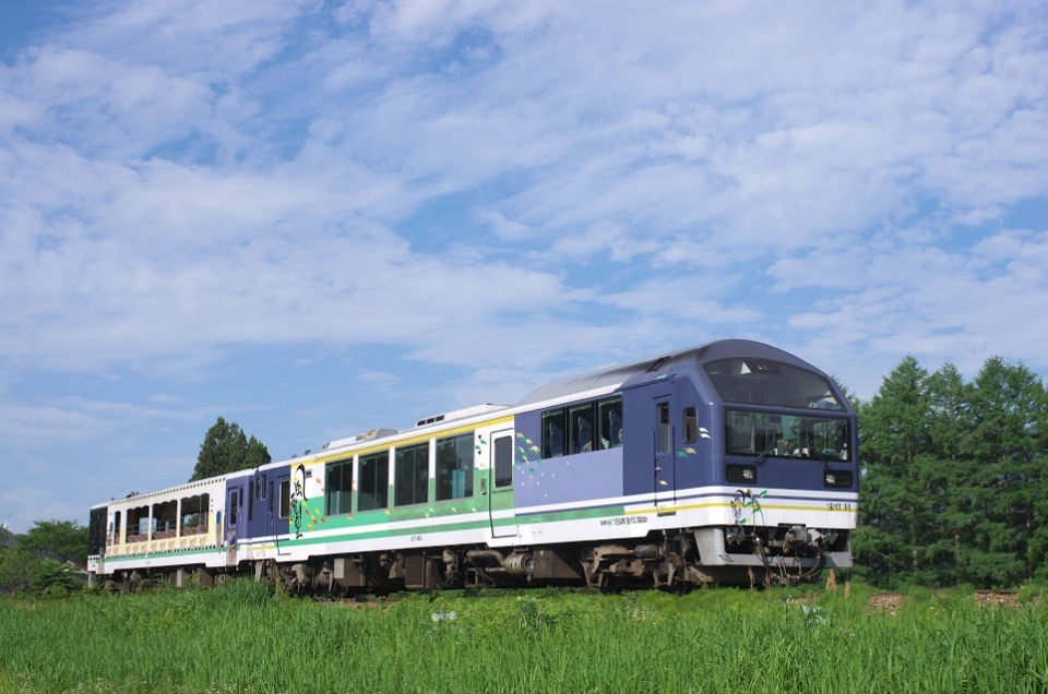 ニュース画像：お座トロ展望列車 - 「会津鉄道、「お座トロ展望列車」の運行開始 7月4日から」