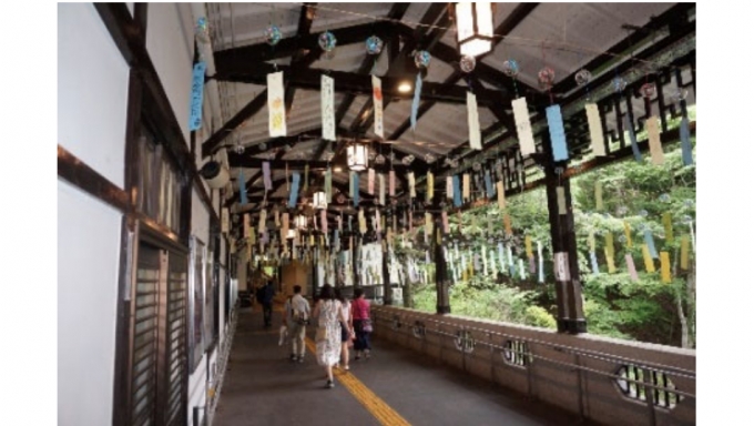 画像：風鈴装飾イメージ - 「南海電鉄、2020年は極楽橋駅と高野山駅を風鈴で装飾」
