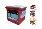 ニュース画像：ケイキューブ収納BOX 2100形/RED - 「京急、イスにもなる電車型の収納BOXを発売」