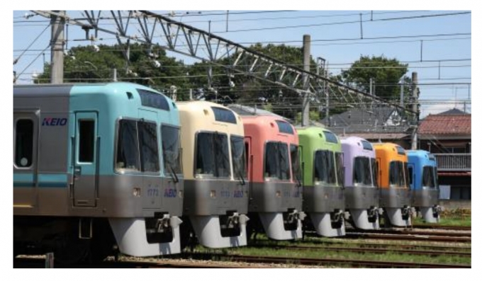 ニュース画像：バーチャル背景 - 「京王電鉄、バーチャル背景を配信 車両から高尾山の風景など計20種類」