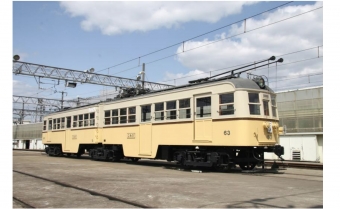 ニュース画像：寝屋川車両基地に保存されている「びわこ号」 - 「京阪、「びわこ号色塗装」列車を運行 9月14日から」