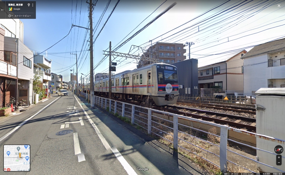 ニュース画像：Googleストリートビューに偶然写った鉄道を探す「グー鉄」 イメージ - 「話題の「グー鉄コンテスト」、京成と市進学院がオンライン鉄道講座」