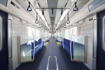画像：都営6500形内装 - 「都営三田線、新型車両「6500形」2022年度営業投入」