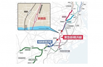 ニュース画像：東急新横浜線の新駅「新綱島」 - 「東急新横浜線、新駅は「新綱島」に決定」