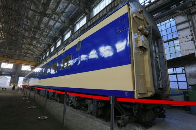 画像：台北機廠に到着した583系電車 - 「台湾に寄贈の583系寝台電車、11月15日に台北機廠へ到着」