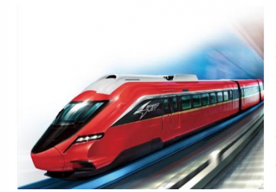 ニュース画像：新型車両 「スピードジェット」 - 「架空鉄道会社「プラレール鉄道」2021年に本格始動」