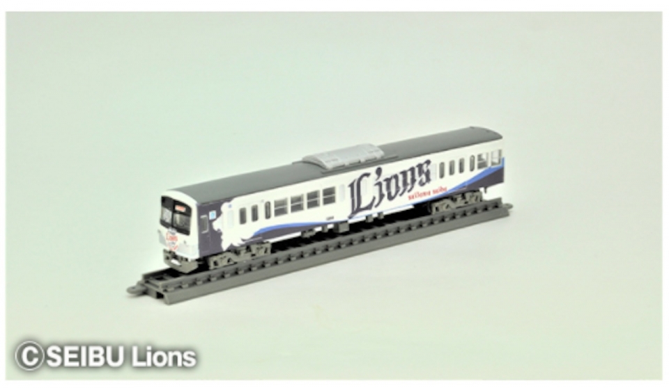 ニュース画像：鉄道コレクションの「L-train 101」 - 「西武、メットライフドーム設置の車両名は「L-train 101」」