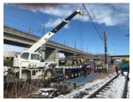 ニュース画像：鉄道・運輸機構(JRTT)から提供され、郡山に到着した電化柱 - 「北陸新幹線用電柱を被災の東北新幹線に、復旧後押し」