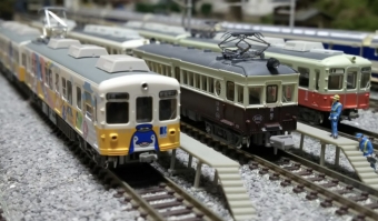 ニュース画像：鉄道模型の展示イメージ - 「ことでん、瓦町FLAGで「春の電車まつり」開催」