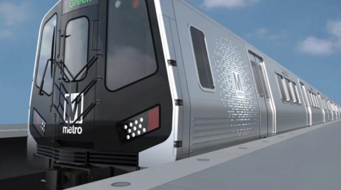 ニュース画像：納入車両のイメージ - 「日立、ワシントン地下鉄800両の設計・製造を受注」