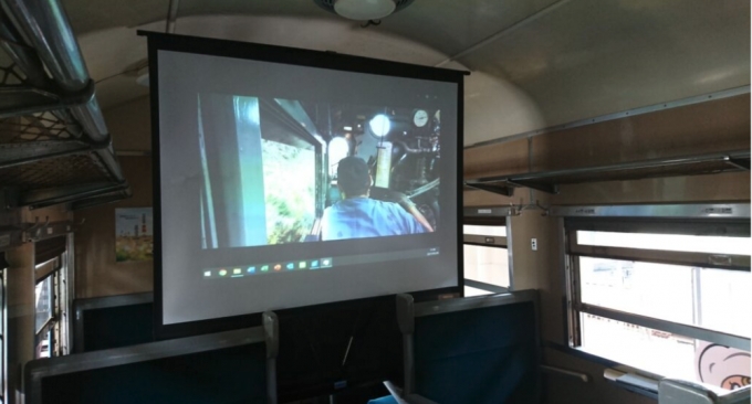 ニュース画像：会場のイメージ - 「真岡鐵道、「機関車はこう動かす」運転台添乗動画トークショー開催」