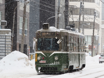 ニュース画像：札幌市電M100形電車M101(わんべあさん撮影)