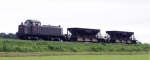 ニュース画像：DD502機関車によるホッパ車けん引の様子 - 「関東鉄道、「さようならホキ800形記念乗車券」発売」