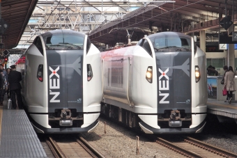 ニュース画像：2度目となる「N’EXでテレワーク！」2015年4月撮影(もりもりさん撮影) - 「JR東、品川駅8番線で「N'EXでテレワーク！」実施、過去には両国駅でも」