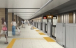 ニュース画像：新1番線ホーム完成イメージ - 「阪神電車、大阪梅田駅で新1番線を供用開始 10月30日から」