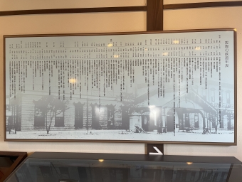ニュース画像：展示資料 敦賀の鉄道年表