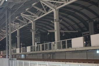 ニュース画像：開業前の「長崎駅新幹線ホーム」の様子 2022年1月撮影 (トレインさん撮影)