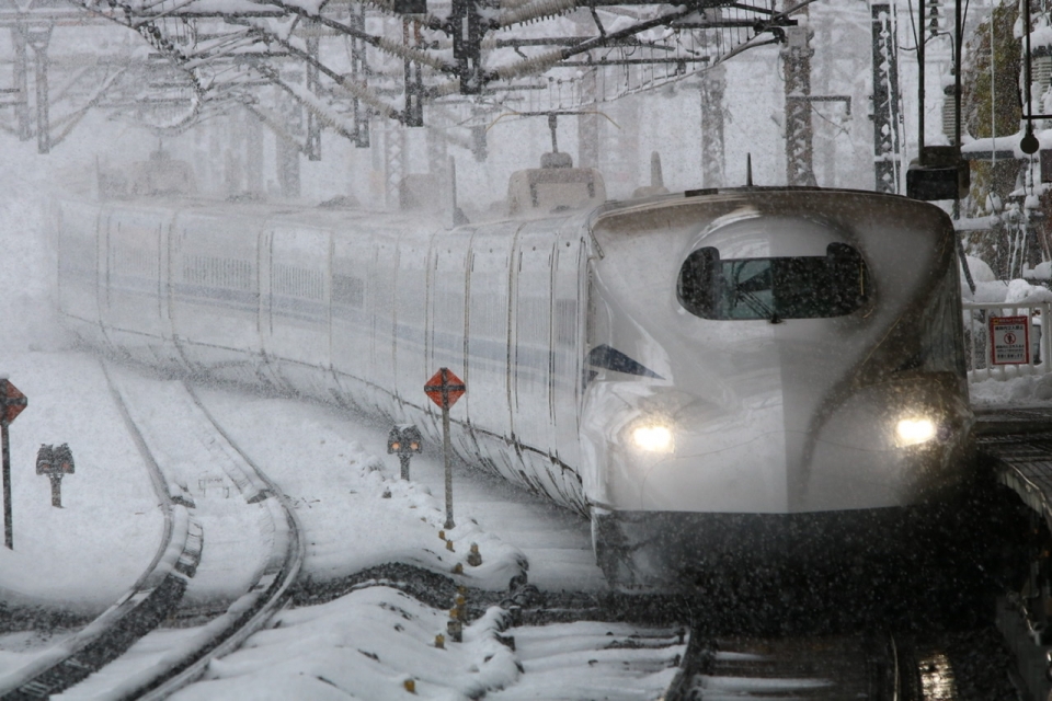 ニュース画像：N700S新幹線 2021年12月撮影(水月さん撮影) - 「おめでとう！3月14日 東海道新幹線「のぞみ」デビューの日、歴代車両を見てみよう」