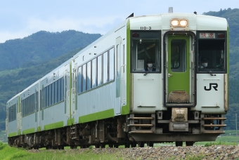 ニュース画像：仙台〜盛岡間で使用される臨時快速列車キハ110系イメージ 2020年8月撮影(はるてつさん撮影)