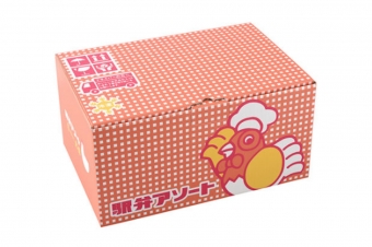 ニュース画像：チキン弁当をイメージした箱で全国へ届けます