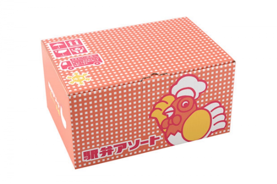 ニュース画像：チキン弁当をイメージした箱で全国へ届けます - 「チキン弁当自宅へお届け！冷凍「駅弁アソート」販売開始 日本ばし大増」