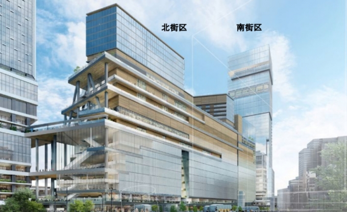 ニュース画像：完成イメージ - 「新宿駅西南口・甲州街道の両側にデッキで繋ぐ高層ビル2棟建設へ 京王・JR東」