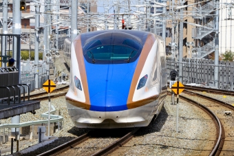 ニュース画像：(E7・W7系新幹線 BBsanさん 2022年03月30日撮影) - 「JR西日本でも実施へ、北陸新幹線W7系で自動運転実証実験」
