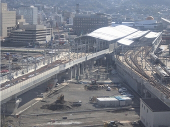 ニュース画像：長崎駅高架橋の様子