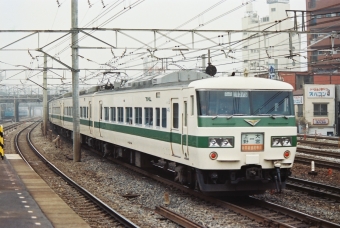 ニュース画像：新幹線リレー号(185系 北東航1さん 1985年02月10日撮影)