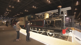 ニュース画像：開業当初の機関車はどんな姿？鉄道博物館で調査！