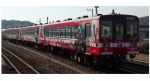 ニュース画像：ガルパンラッピング 3両連結のイメージ - 「鹿島臨海鉄道、 12月23日に「ガルパンラッピング列車」を3両連結して運行」