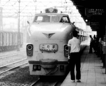 ニュース画像：151系「こだま」(151系 鉄道のお爺さんさん 1964年08月09日撮影)