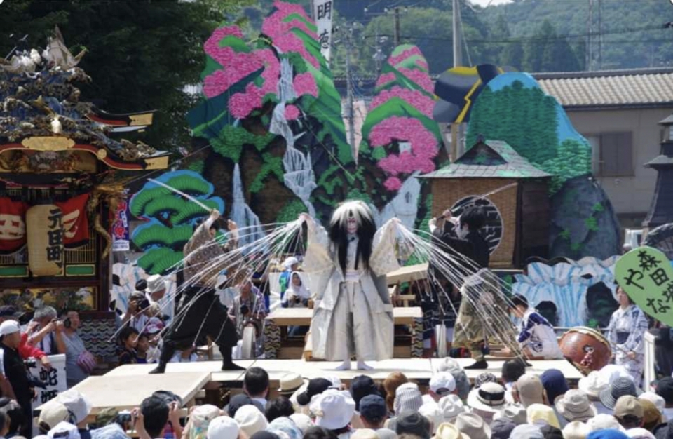 ニュース画像 1枚目：山あげ祭の様子 写真は那須烏山市提供