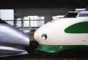 ニュース画像：懐かしい400系・200系の連結(200系新幹線 ながとろさん 1994年03月12日撮影)