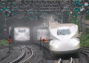 ニュース画像：東海道新幹線イメージ(N700系新幹線 Kazoo8021さん 2022年07月16日撮影) - 「東海道新幹線、無手数料で払い戻し対応へ 台風8号接近で」