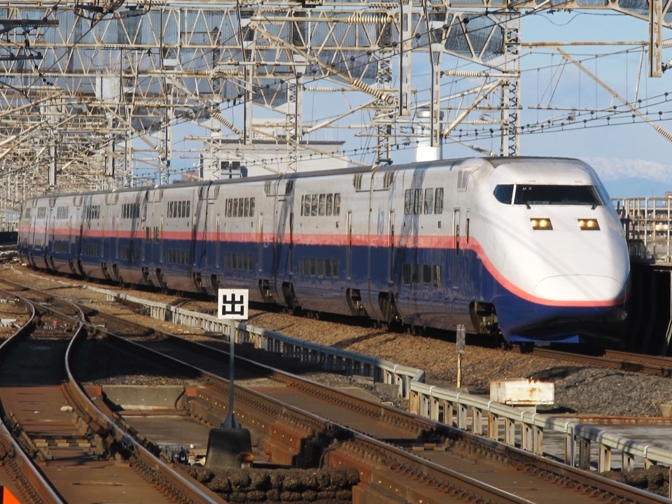 ニュース画像：(E1系新幹線 もりもりさん 2011年01月10日撮影) - 「祝！上越新幹線開業40周年、新幹線ヒストリー 2022.11.15」