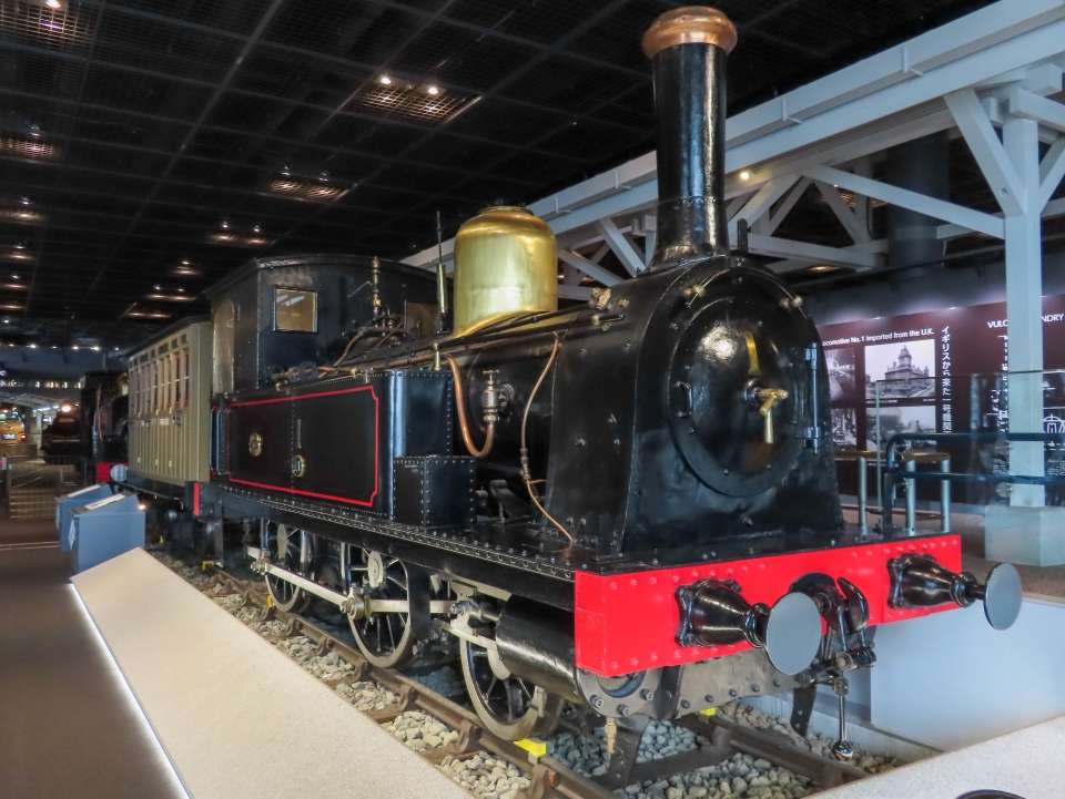 ニュース画像 1枚目：鉄道博物館展示の 国鉄150形蒸気機関車「1号機関車」(さんたかさん 2020年06月18日撮影)