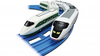 ニュース画像：200系カラー新幹線(E2系)＆E3系新幹線こまちダブルセット