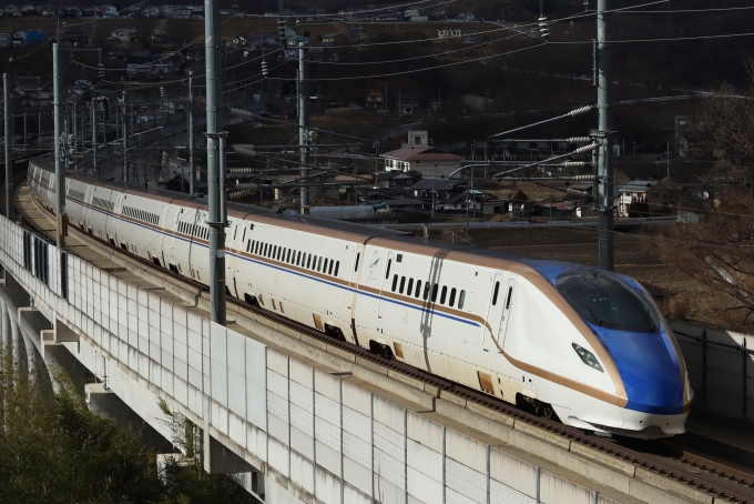 ニュース画像：(E7・W7系新幹線 立体さん 2022年12月14日撮影) - 「北陸新幹線が30%引き！「お先にトクだ値」、2024年3月末まで延長決定」
